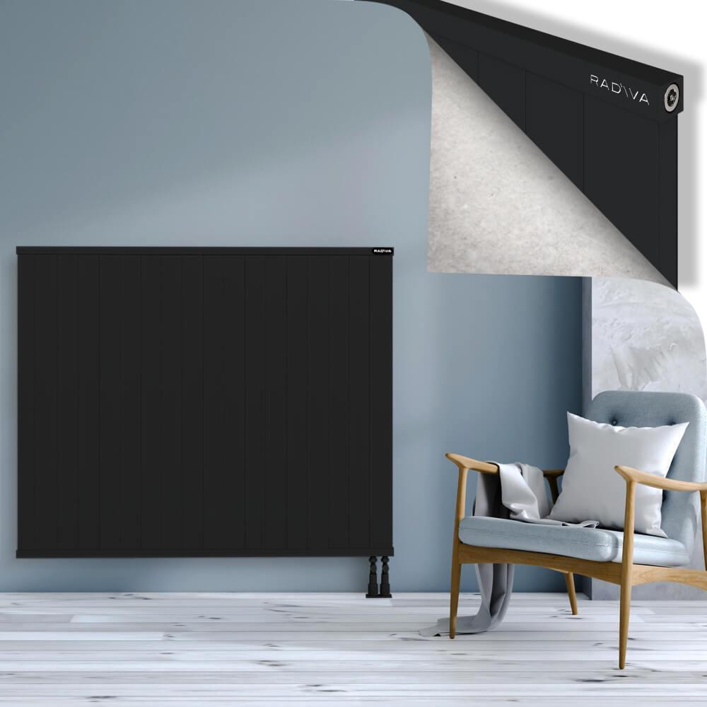 RIO Dekoratif Alüminyum Radyatör 1200x1804 Siyah