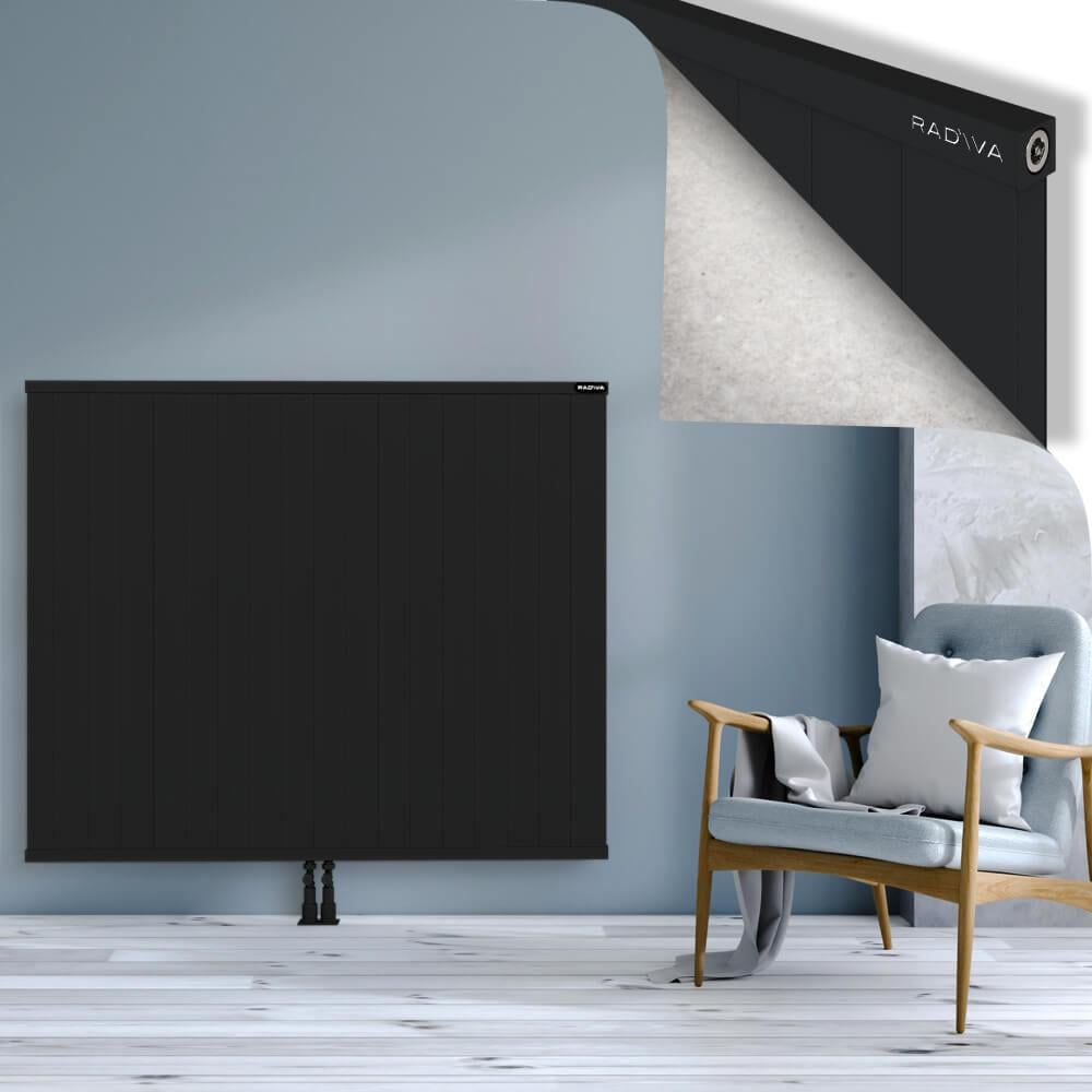 RIO Dekoratif Alüminyum Radyatör 1200x1804 Siyah