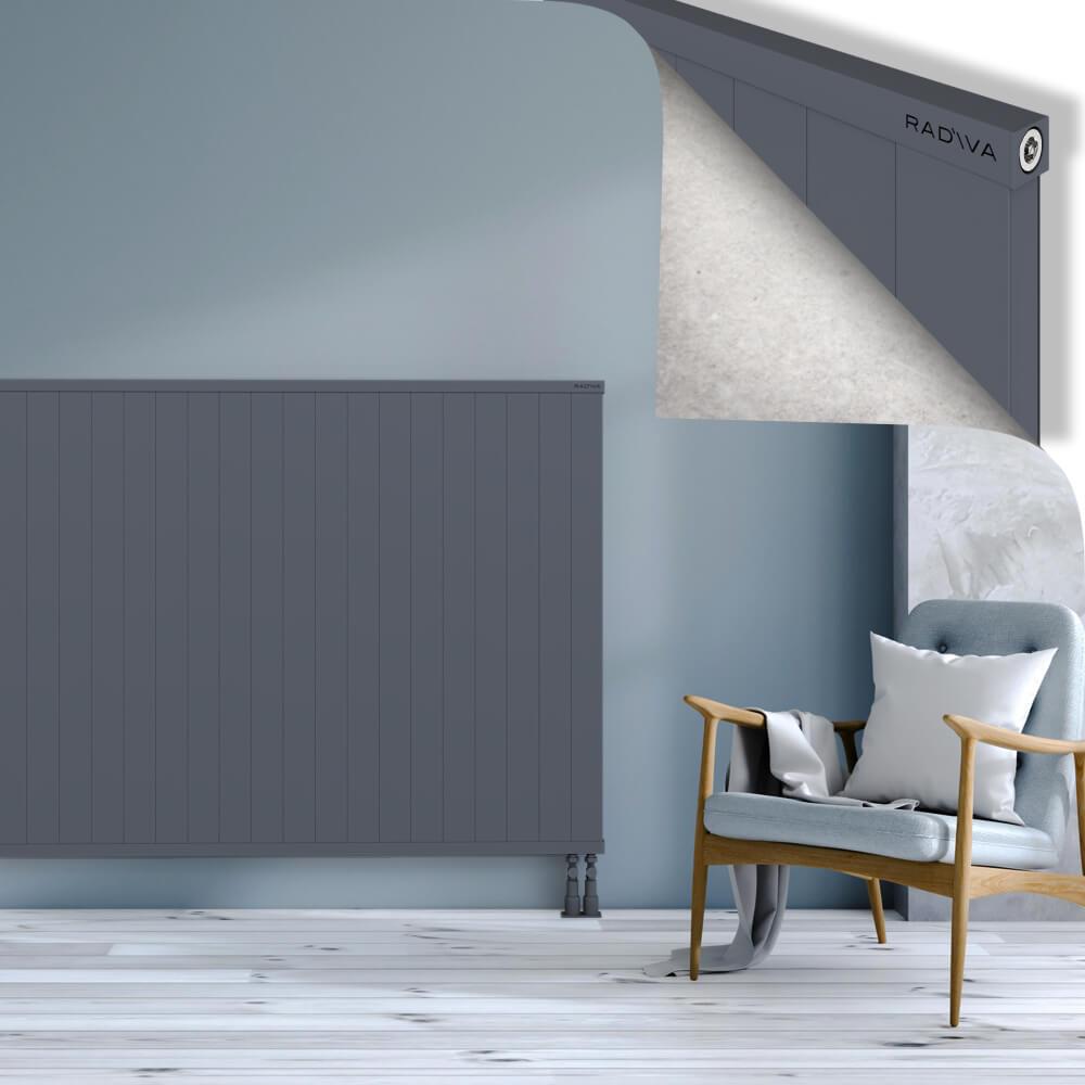RIO Dekoratif Alüminyum Radyatör 1200x2104 Antrasit