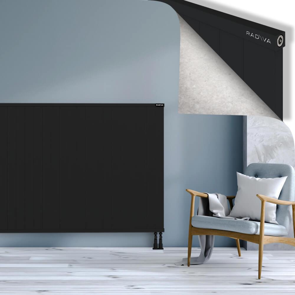 RIO Dekoratif Alüminyum Radyatör 1200x3004 Siyah