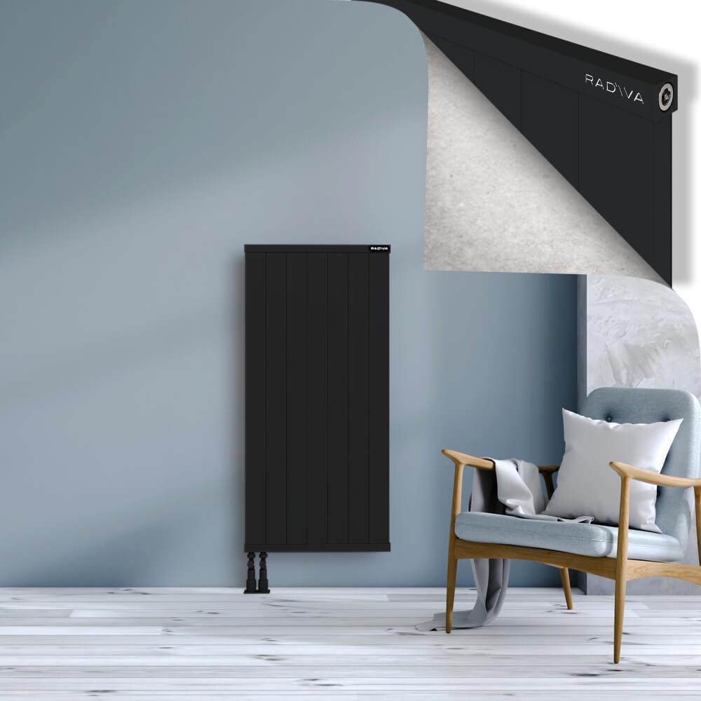 RIO Dekoratif Alüminyum Radyatör 1200x704 Siyah