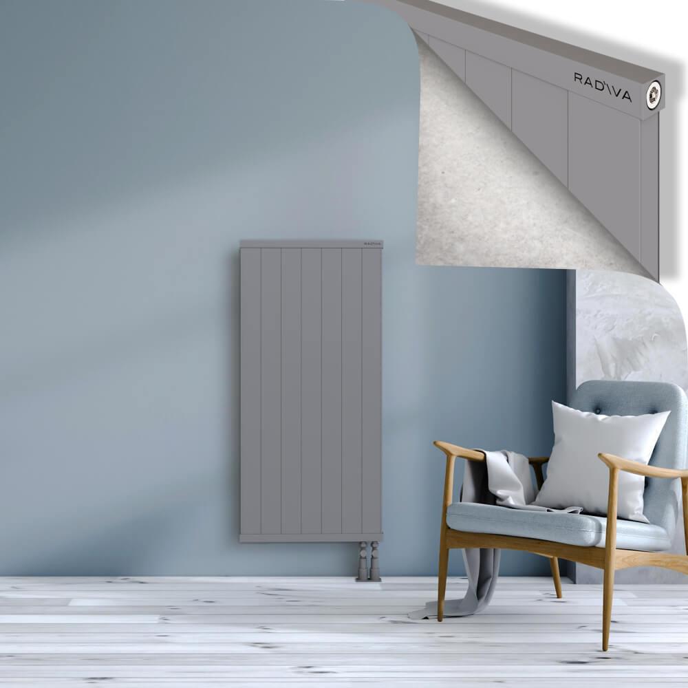 RIO Dekoratif Alüminyum Radyatör 1200x704 Gri