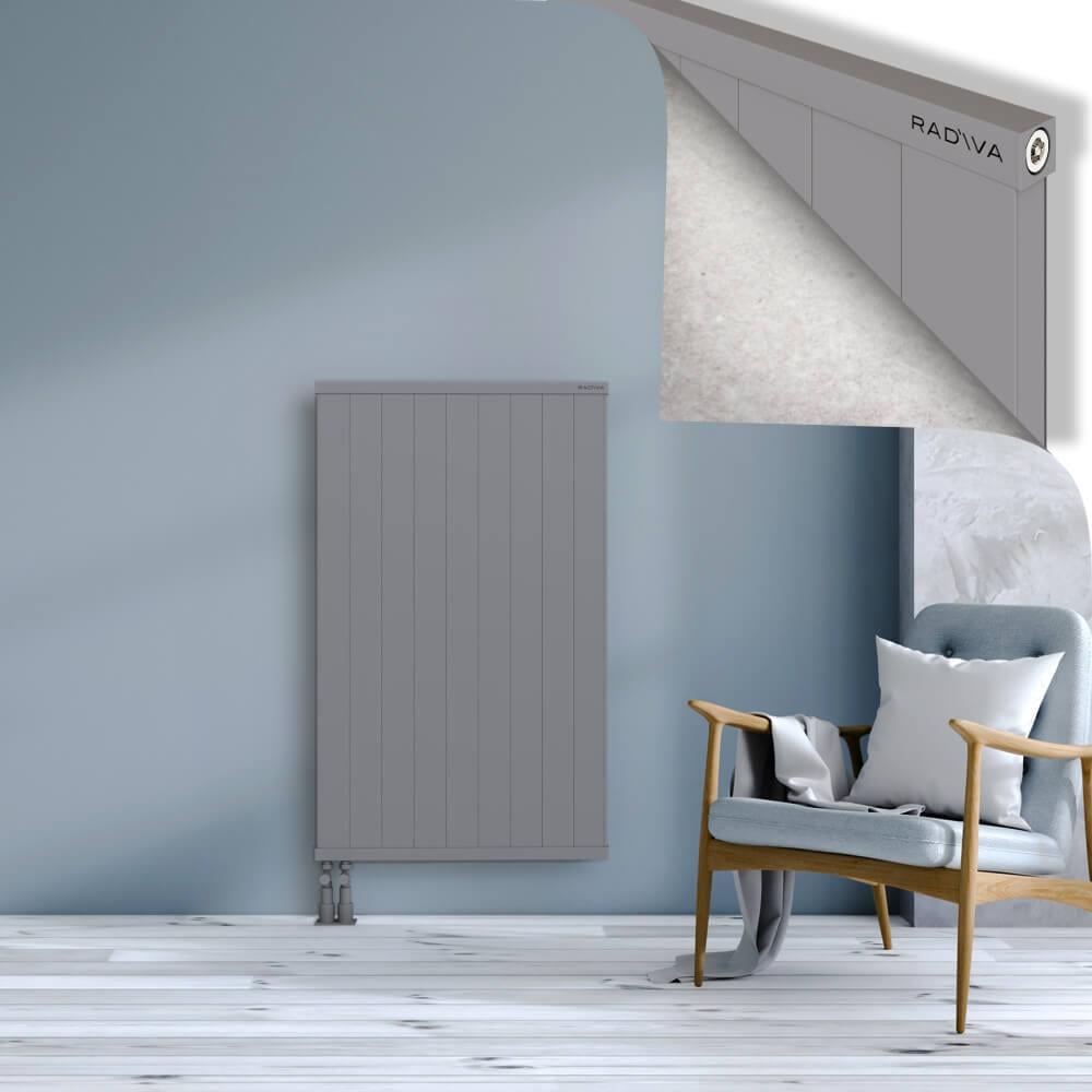 RIO Dekoratif Alüminyum Radyatör 1200x904 Gri
