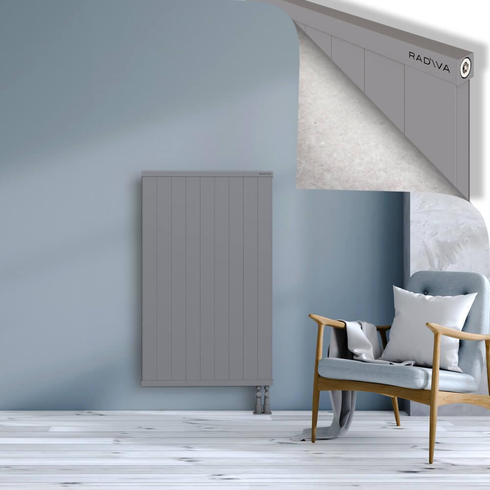 RIO Dekoratif Alüminyum Radyatör 1200x904 Gri