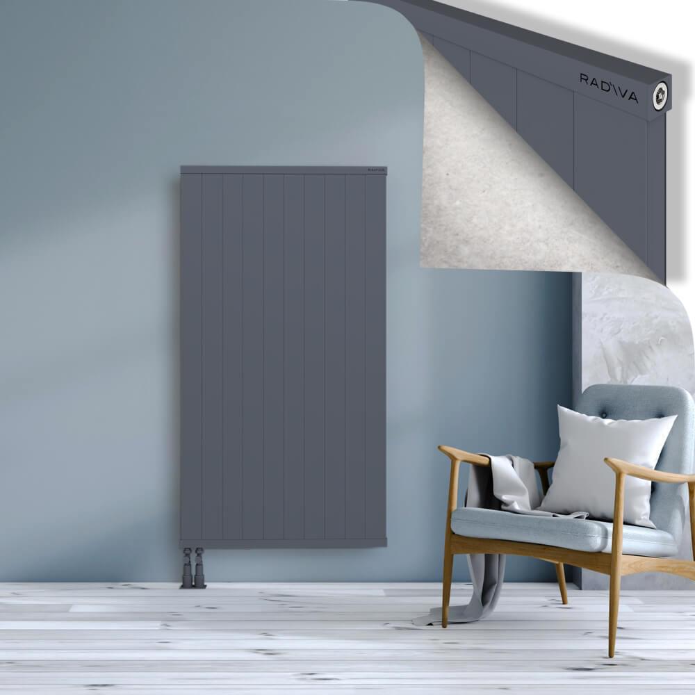 RIO Dekoratif Alüminyum Radyatör 1500x1004 Antrasit