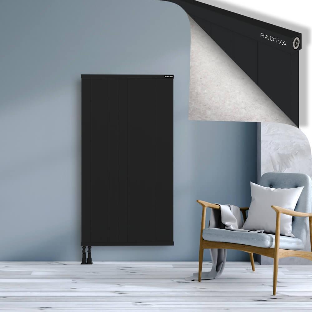 RIO Dekoratif Alüminyum Radyatör 1500x1004 Siyah