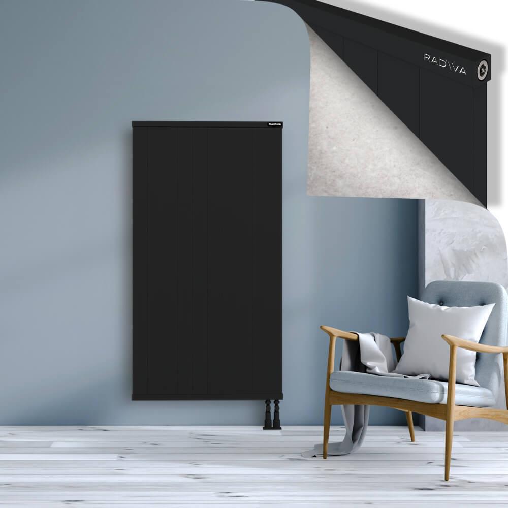 RIO Dekoratif Alüminyum Radyatör 1500x1004 Siyah