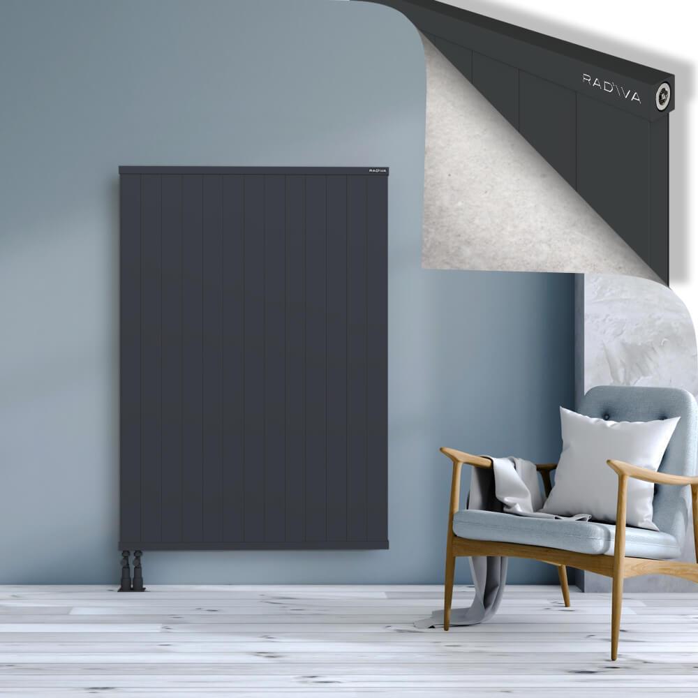RIO Dekoratif Alüminyum Radyatör 1500x1304 Koyu Antrasit
