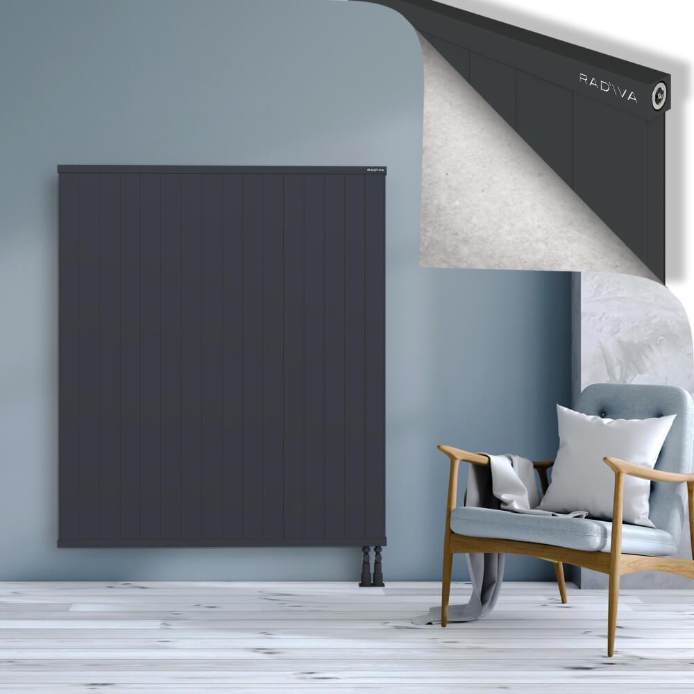 RIO Dekoratif Alüminyum Radyatör 1500x1604 Koyu Antrasit