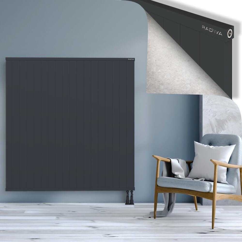 RIO Dekoratif Alüminyum Radyatör 1500x1804 Koyu Antrasit