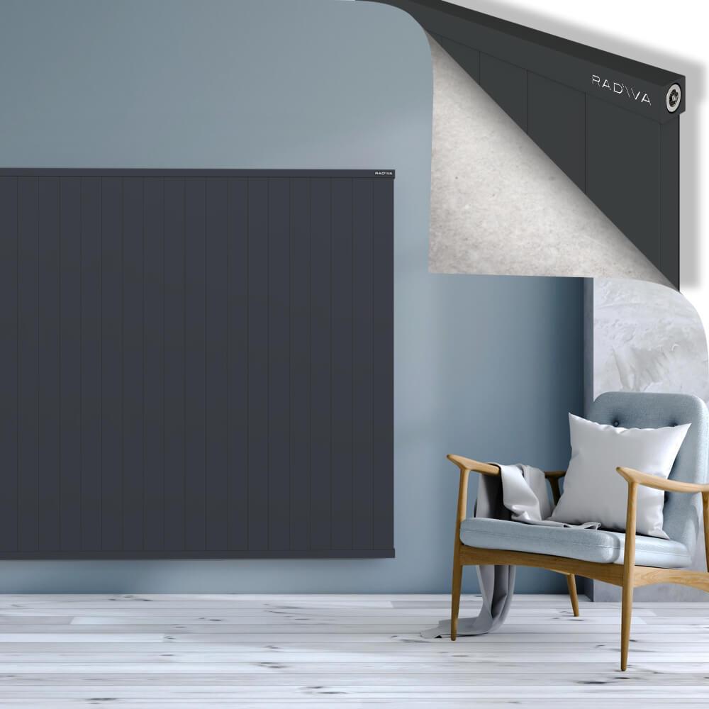 RIO Dekoratif Alüminyum Radyatör 1500x3004 Koyu Antrasit