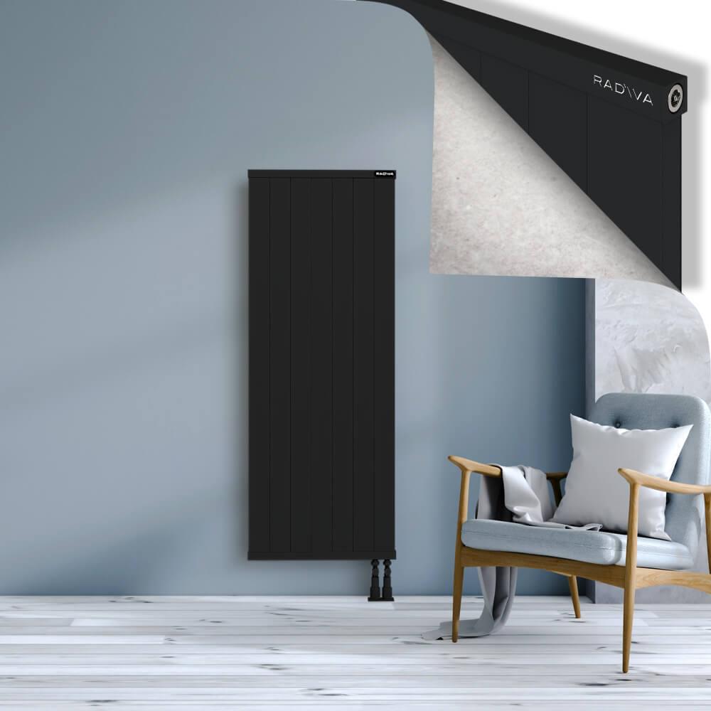 RIO Dekoratif Alüminyum Radyatör 1500x704 Siyah