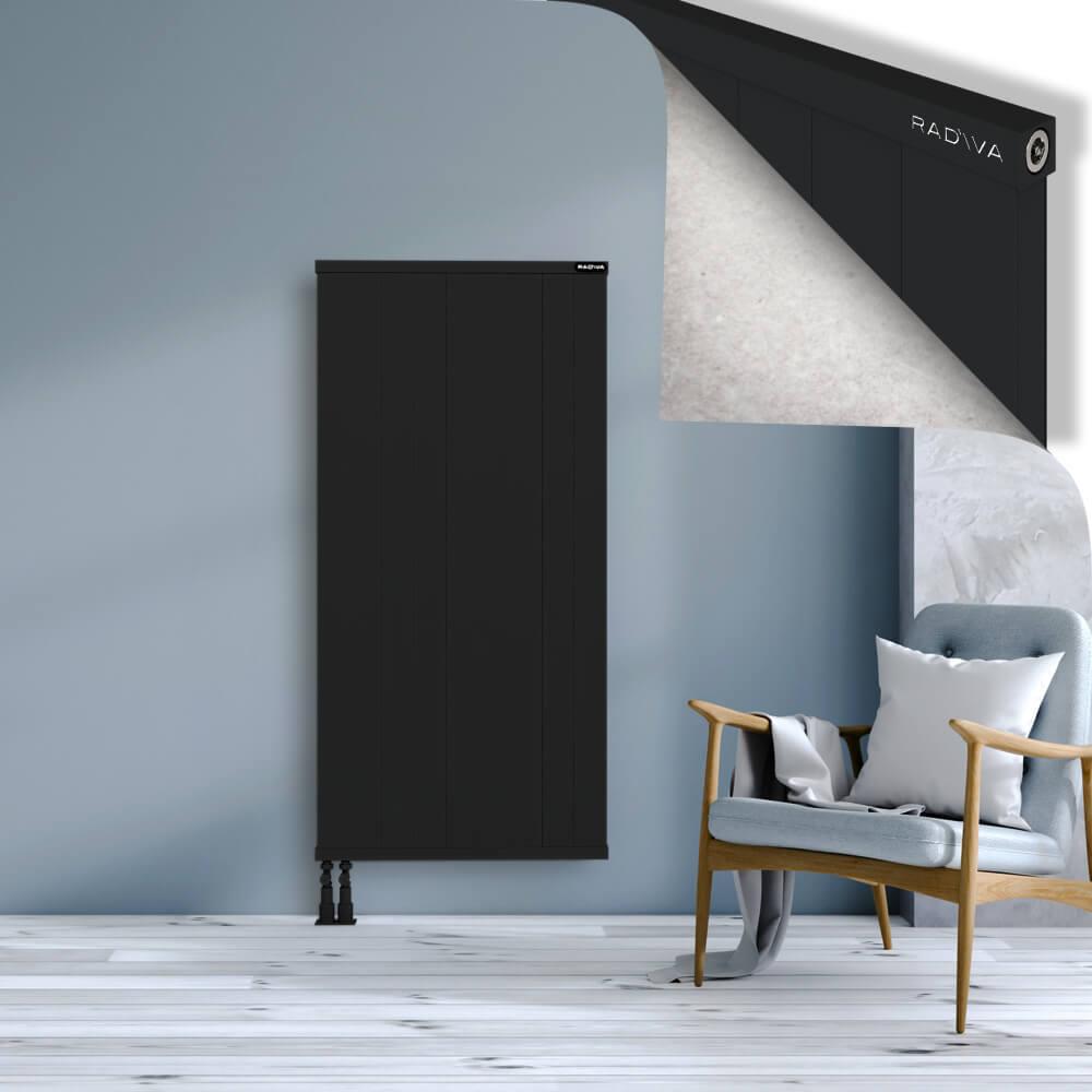 RIO Dekoratif Alüminyum Radyatör 1500x904 Siyah