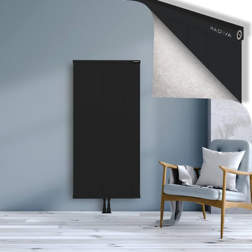 RIO Dekoratif Alüminyum Radyatör 1500x904 Siyah