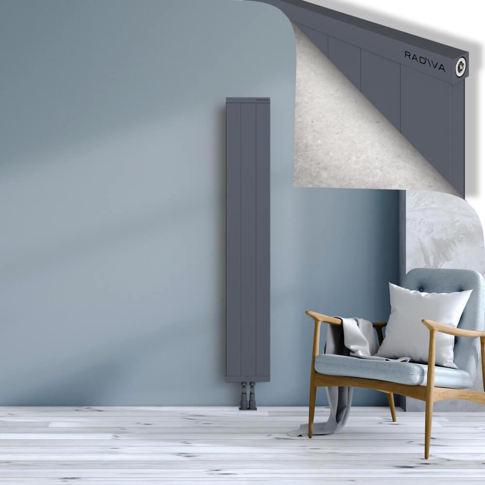 RIO Dekoratif Alüminyum Radyatör 1600x304 Antrasit