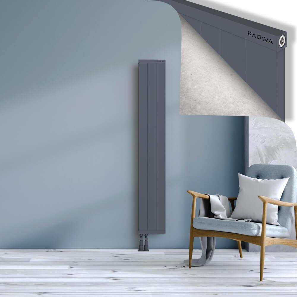 RIO Dekoratif Alüminyum Radyatör 1600x304 Antrasit