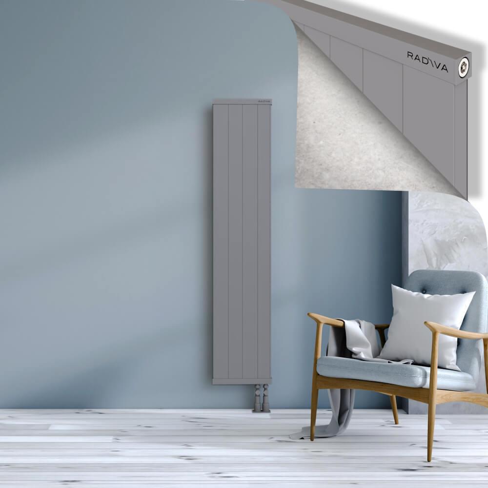 RIO Dekoratif Alüminyum Radyatör 1600x404 Gri