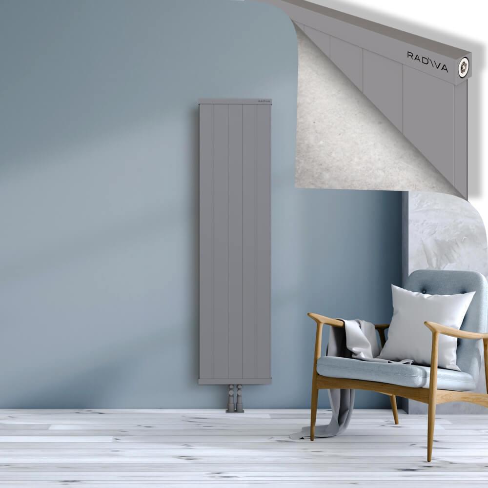 RIO Dekoratif Alüminyum Radyatör 1600x504 Gri