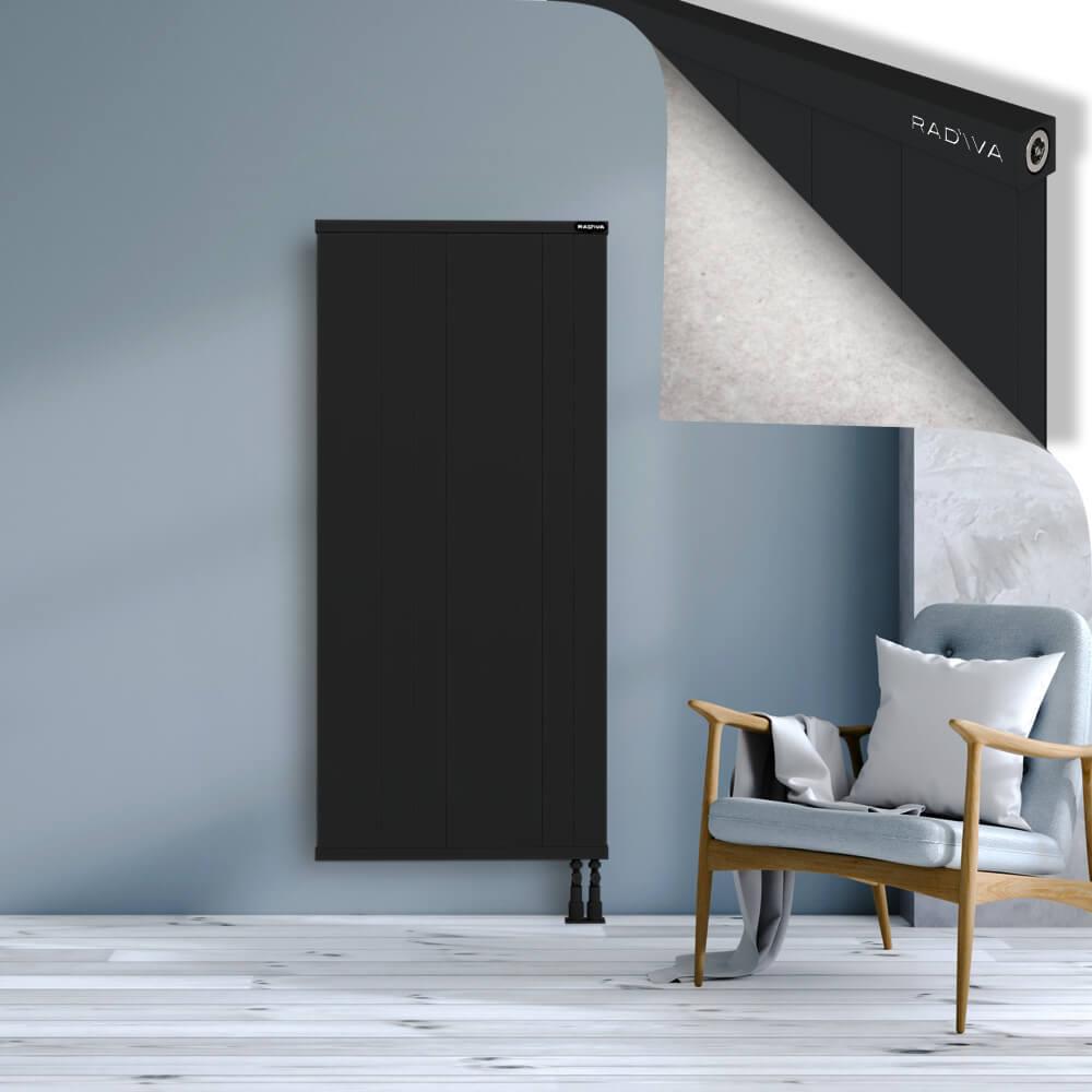 RIO Dekoratif Alüminyum Radyatör 1600x904 Siyah