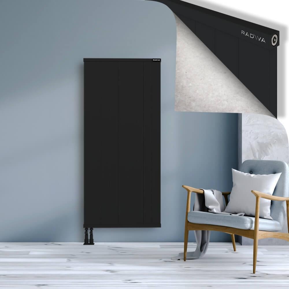 RIO Dekoratif Alüminyum Radyatör 1600x904 Siyah