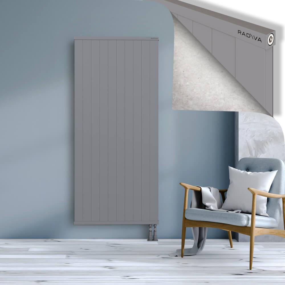 RIO Dekoratif Alüminyum Radyatör 1800x1004 Gri