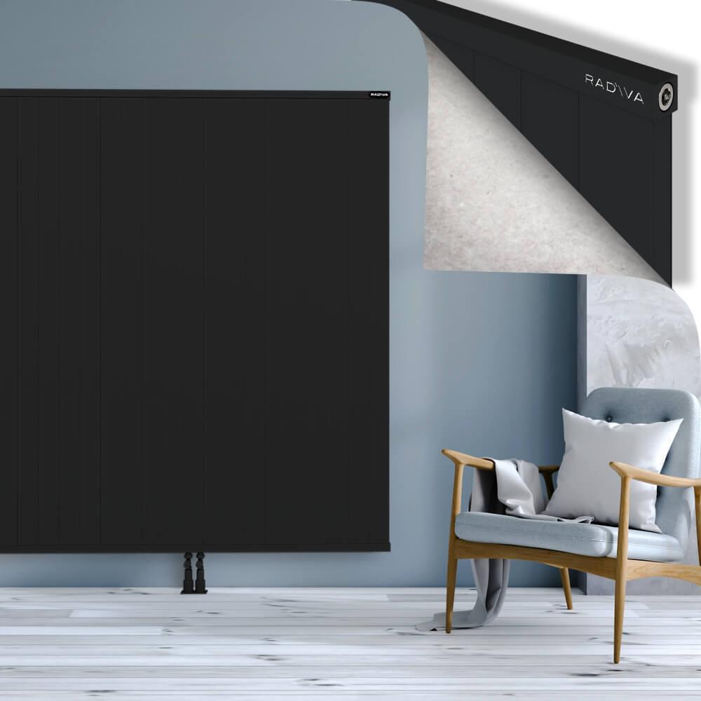 RIO Dekoratif Alüminyum Radyatör 1800x2404 Siyah