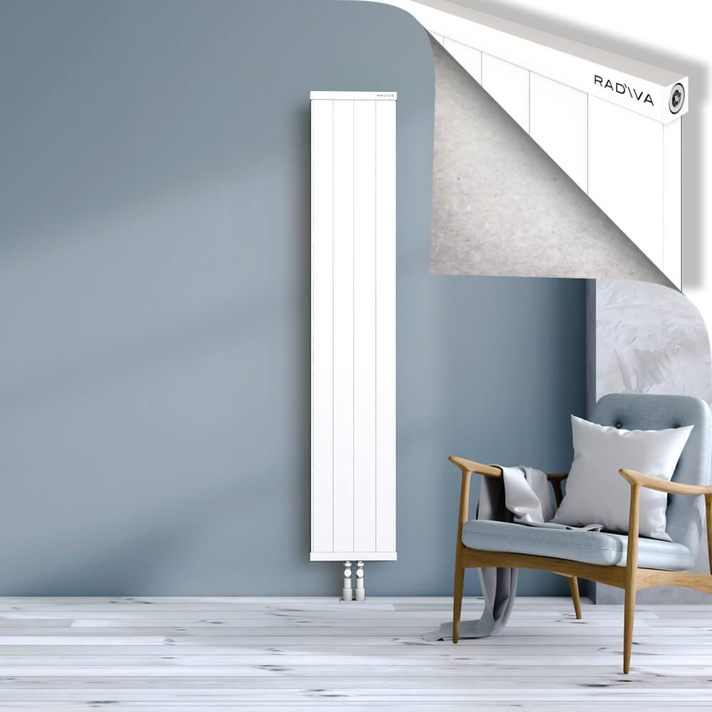 RIO Dekoratif Alüminyum Radyatör 1800x404 Beyaz