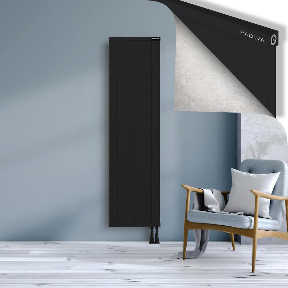 RIO Dekoratif Alüminyum Radyatör 1800x604 Siyah