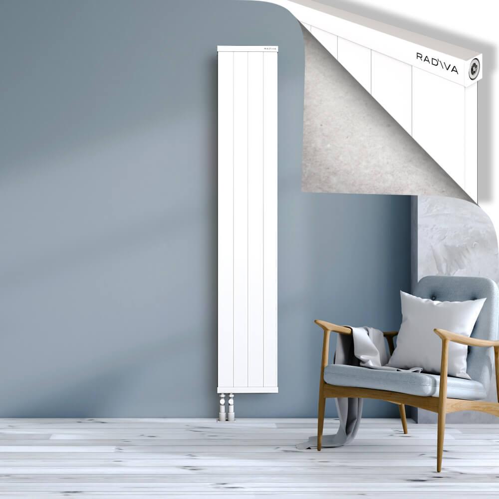 RIO Dekoratif Alüminyum Radyatör 1900x404 Beyaz