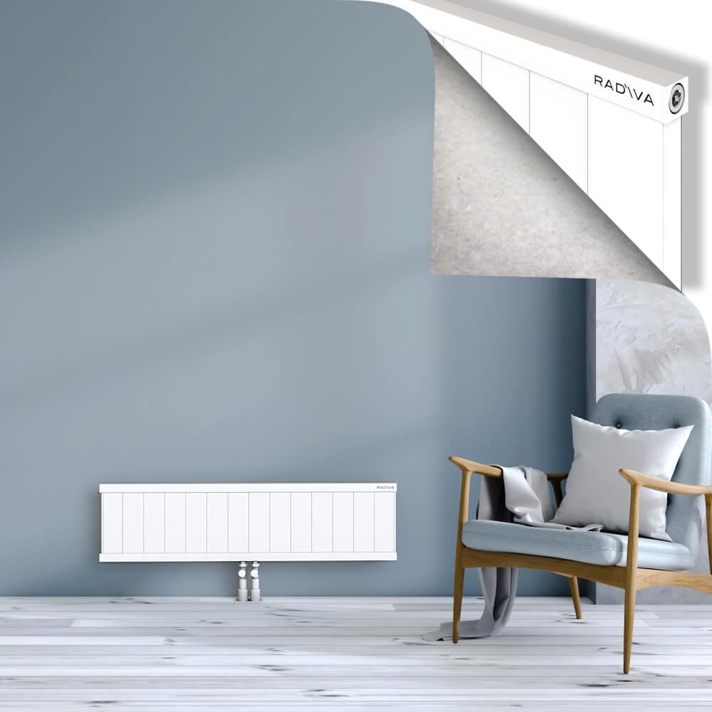 RIO Dekoratif Alüminyum Radyatör 300x1404 Beyaz