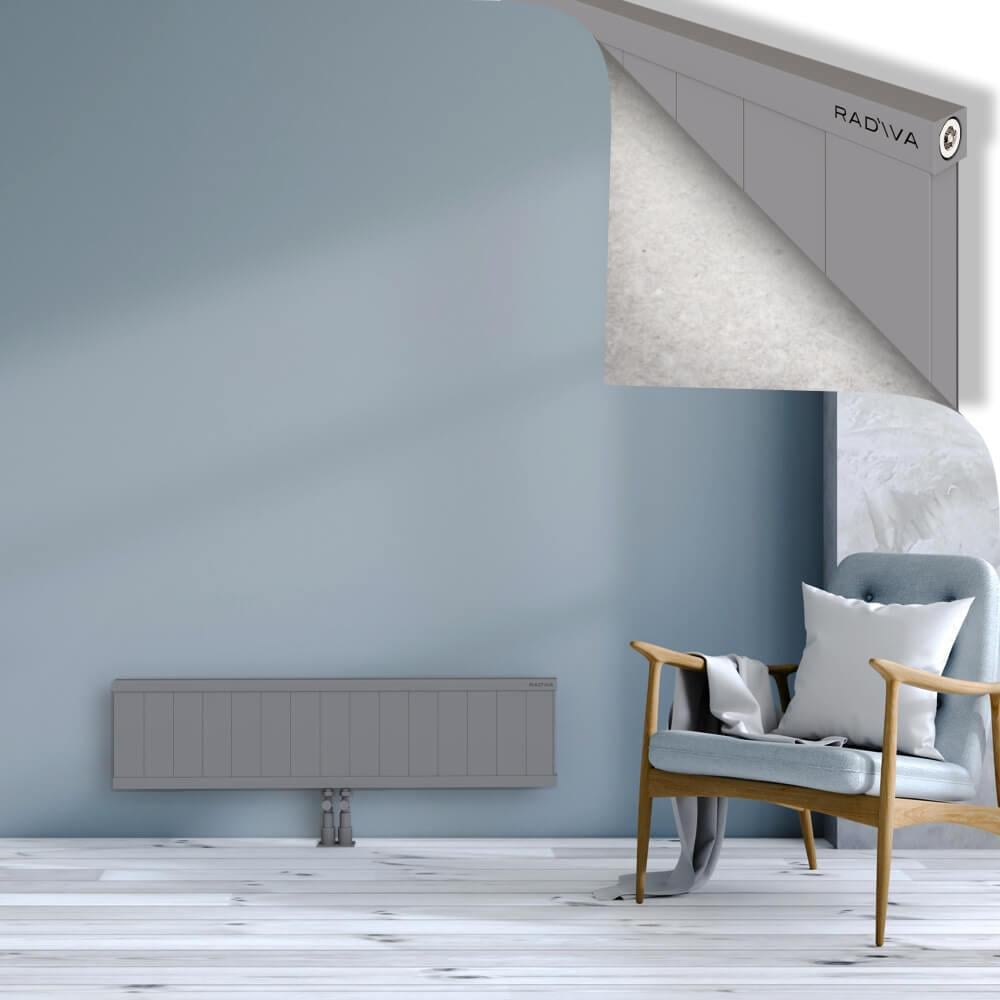 RIO Dekoratif Alüminyum Radyatör 300x1504 Gri
