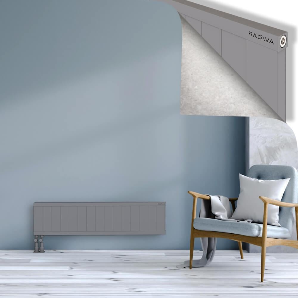 RIO Dekoratif Alüminyum Radyatör 300x1504 Gri
