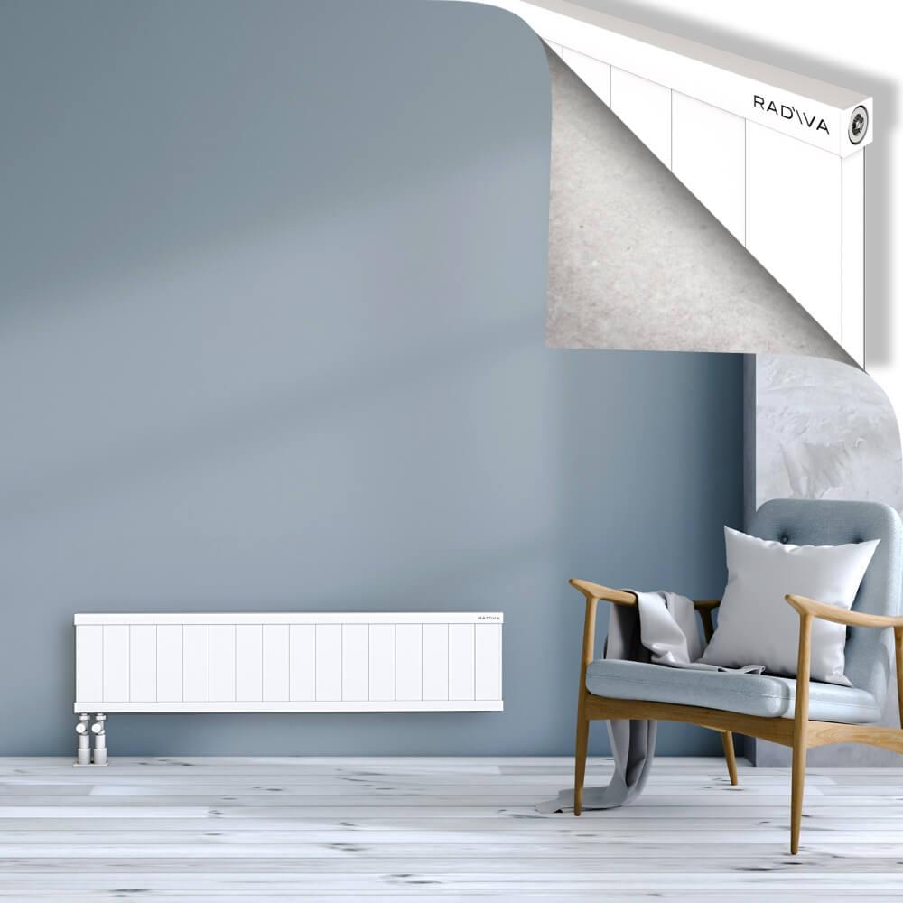 RIO Dekoratif Alüminyum Radyatör 300x1604 Beyaz