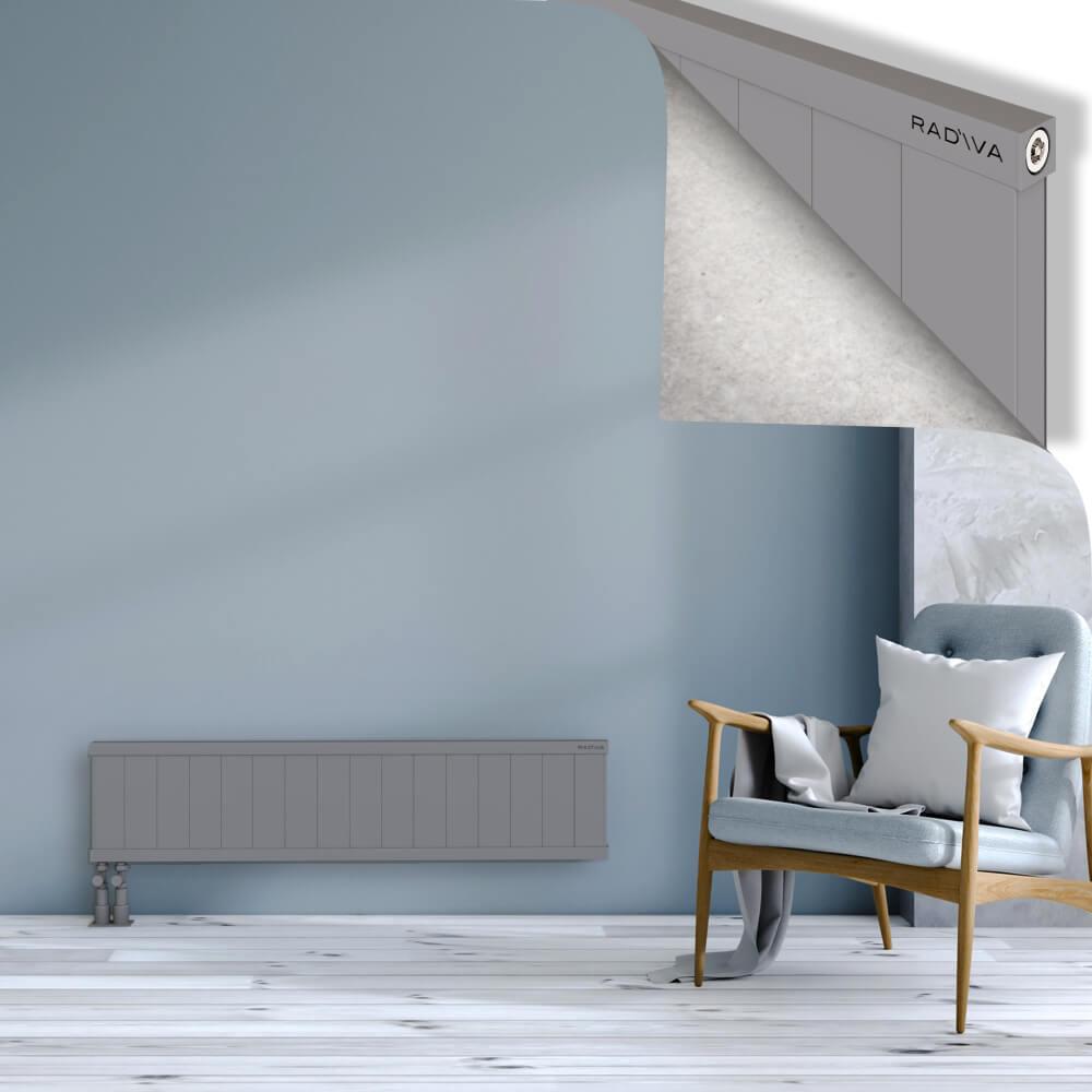 RIO Dekoratif Alüminyum Radyatör 300x1604 Gri