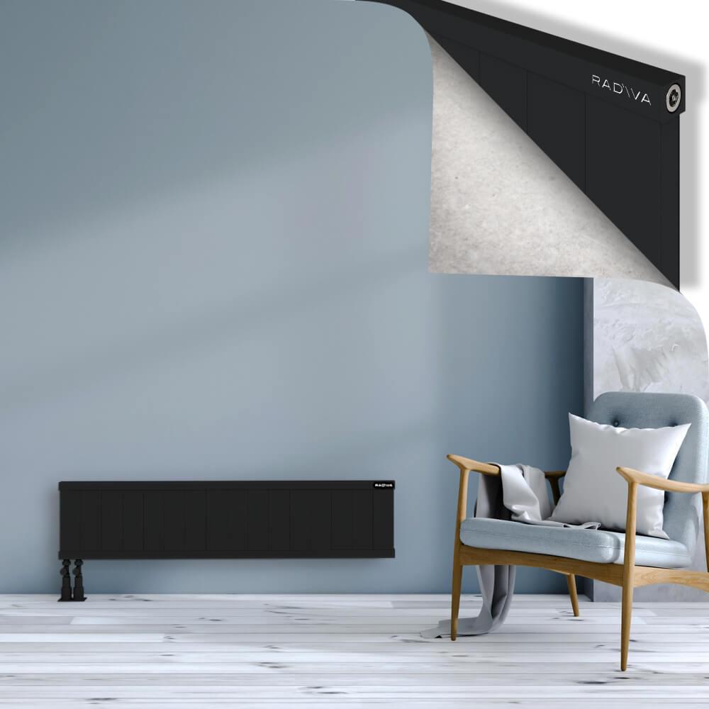 RIO Dekoratif Alüminyum Radyatör 300x1604 Siyah
