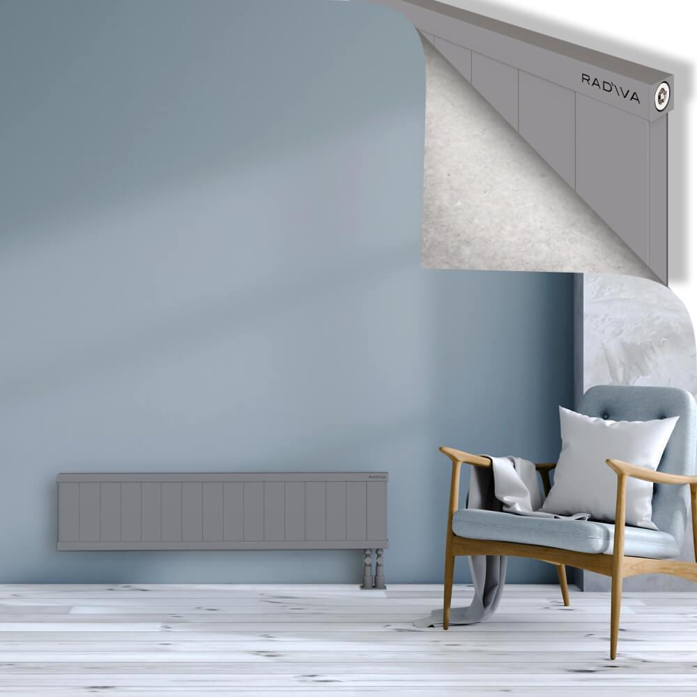 RIO Dekoratif Alüminyum Radyatör 300x1604 Gri