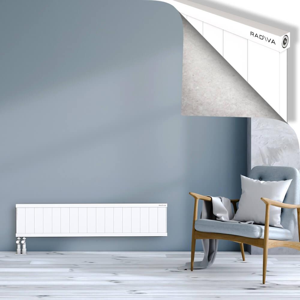 RIO Dekoratif Alüminyum Radyatör 300x1704 Beyaz