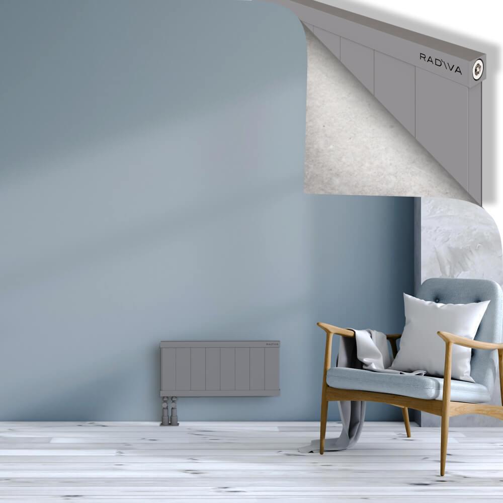 RIO Dekoratif Alüminyum Radyatör 300x804 Gri