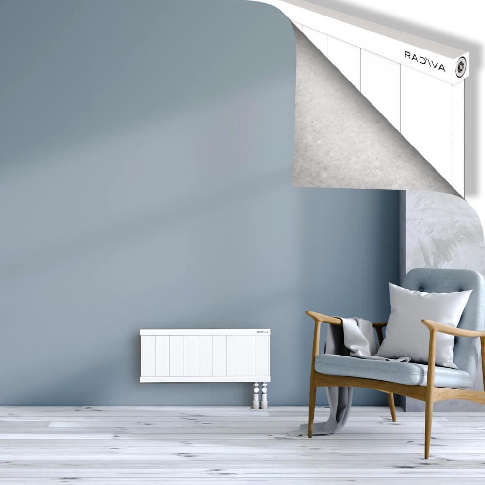 RIO Dekoratif Alüminyum Radyatör 300x904 Beyaz