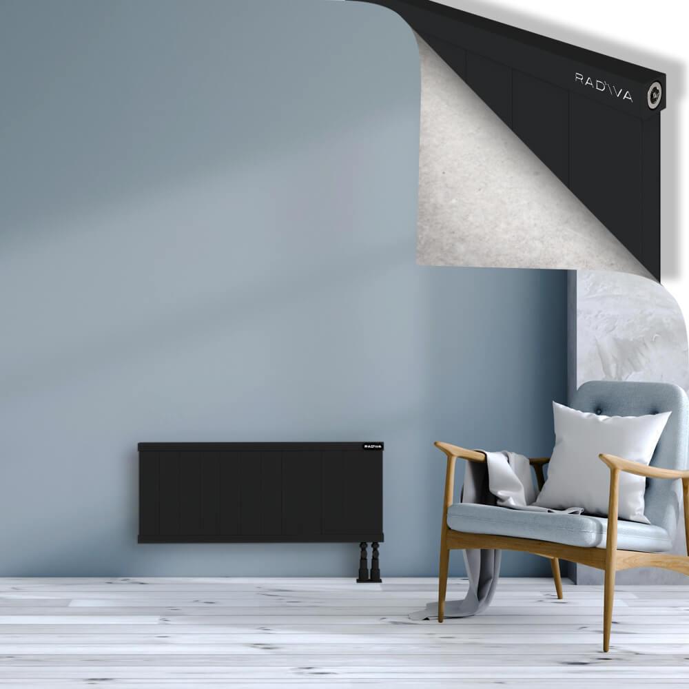 RIO Dekoratif Alüminyum Radyatör 400x1204 Siyah