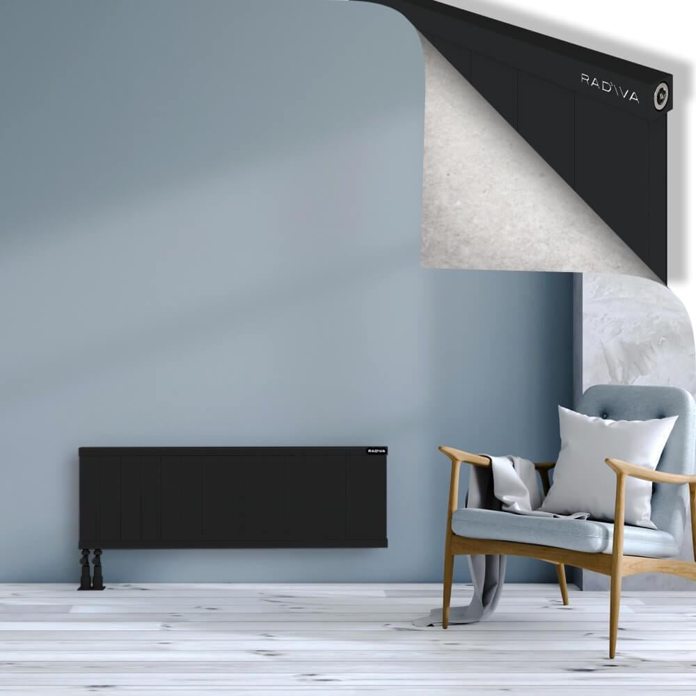 RIO Dekoratif Alüminyum Radyatör 400x1504 Siyah