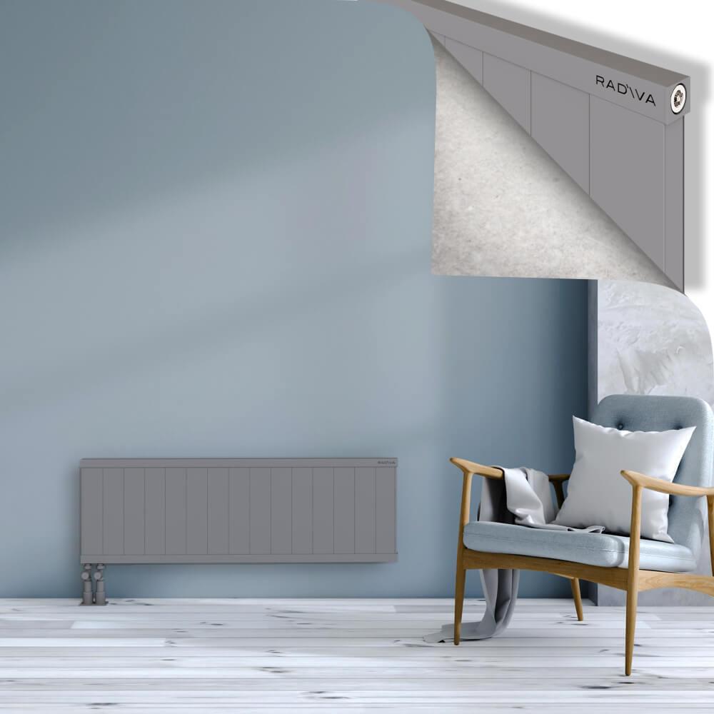 RIO Dekoratif Alüminyum Radyatör 400x1504 Gri