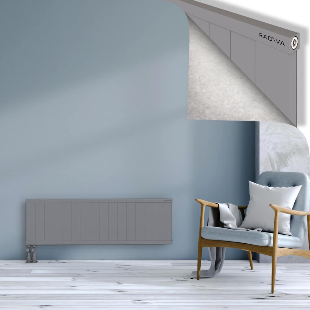 RIO Dekoratif Alüminyum Radyatör 400x1604 Gri