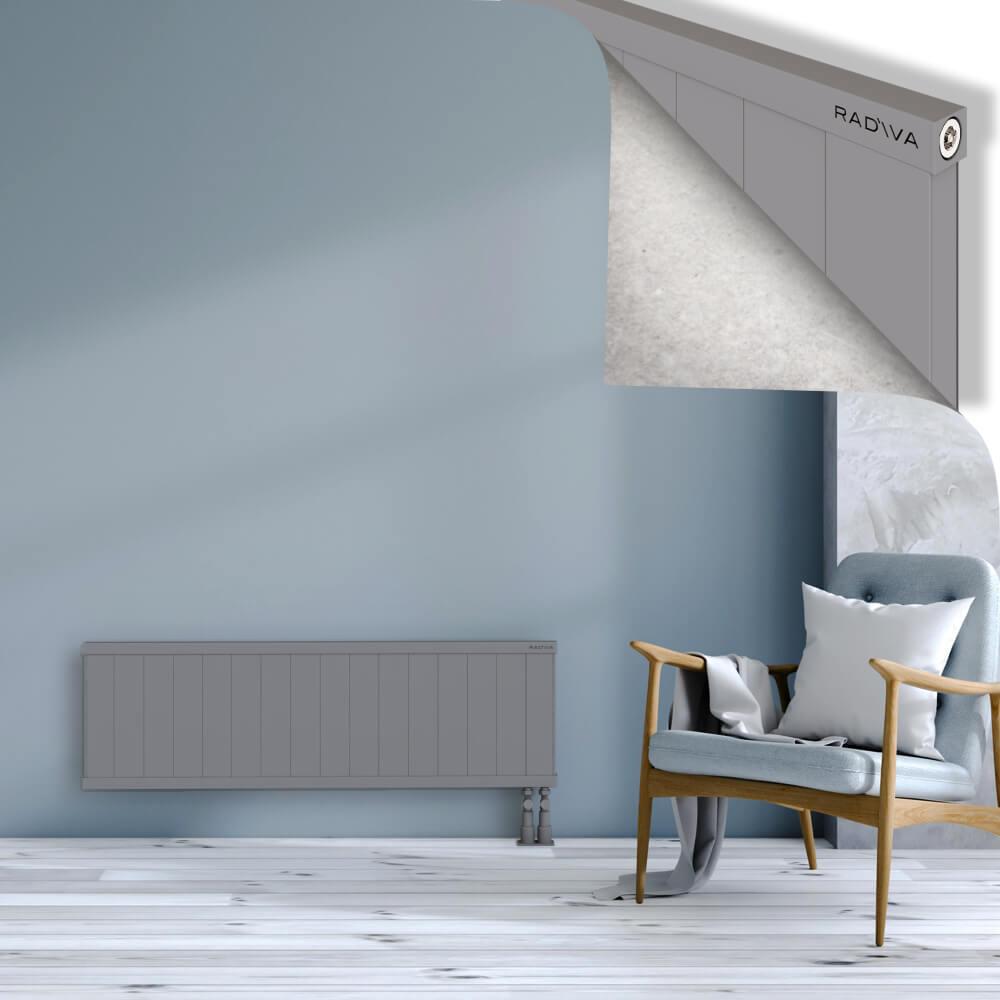 RIO Dekoratif Alüminyum Radyatör 400x1604 Gri