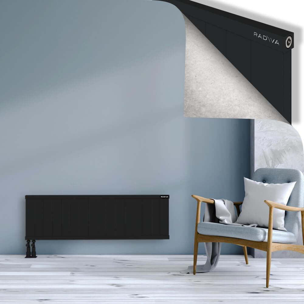 RIO Dekoratif Alüminyum Radyatör 400x1604 Siyah