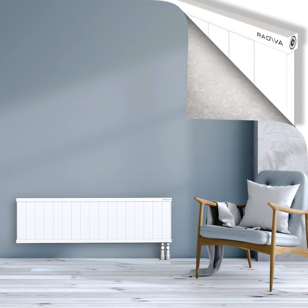RIO Dekoratif Alüminyum Radyatör 400x1704 Beyaz