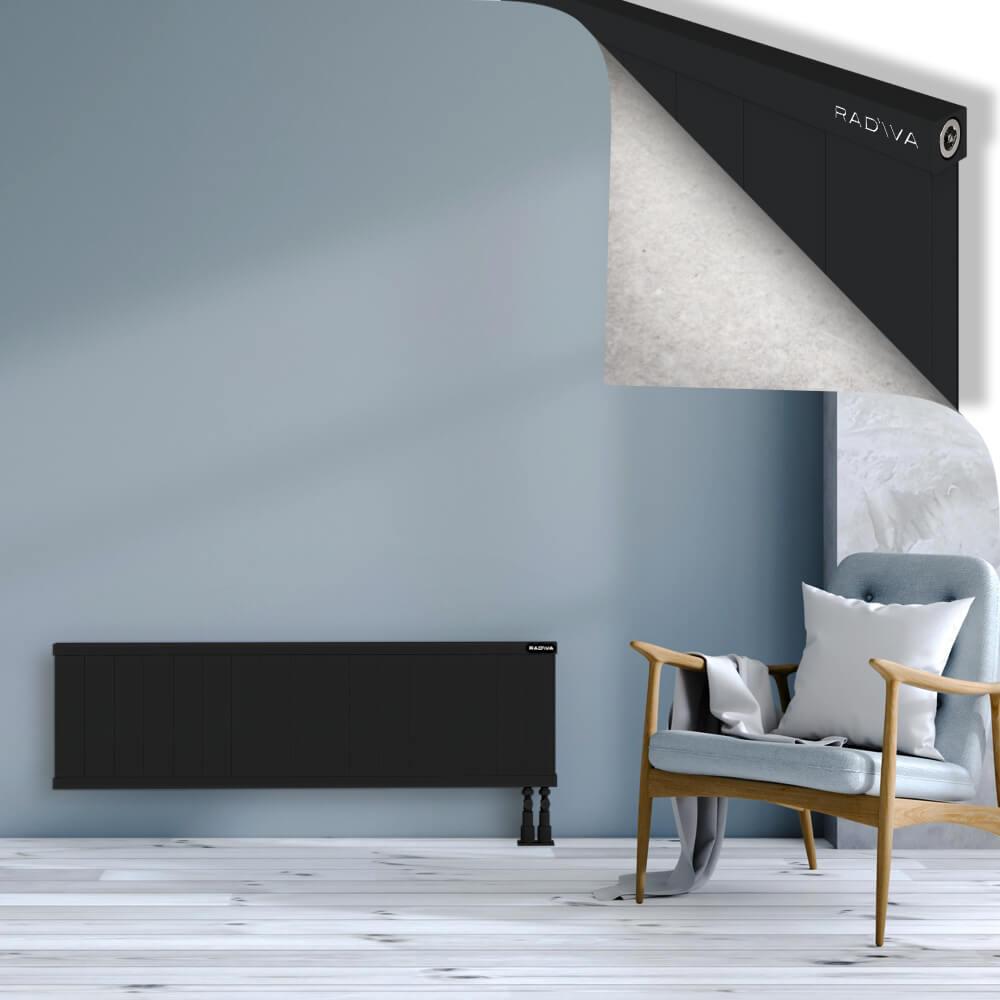 RIO Dekoratif Alüminyum Radyatör 400x1704 Siyah