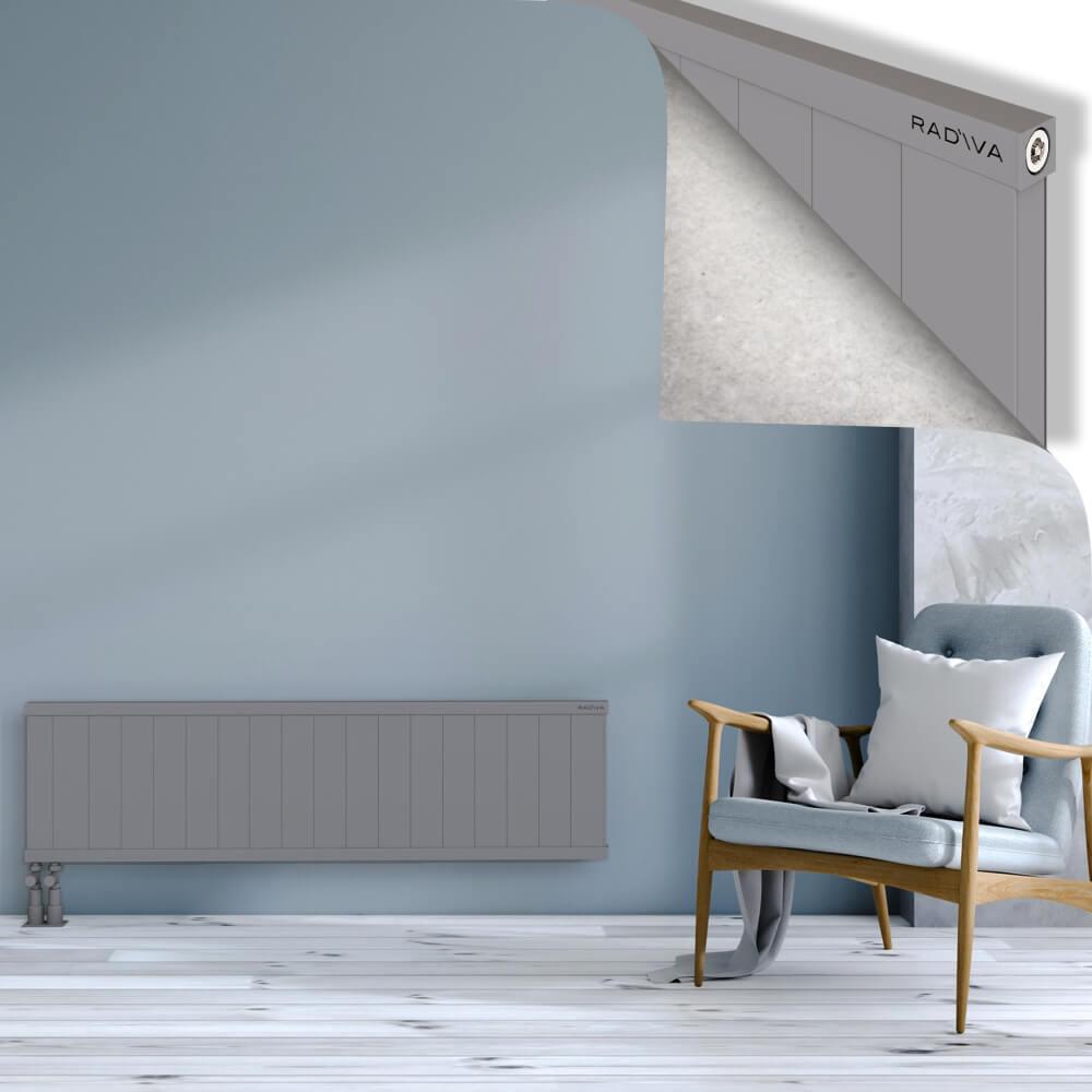RIO Dekoratif Alüminyum Radyatör 400x1804 Gri