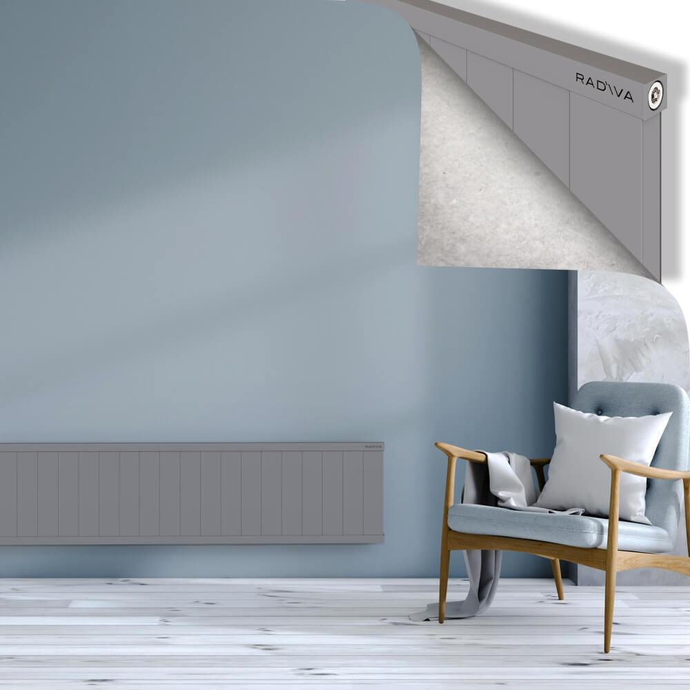 RIO Dekoratif Alüminyum Radyatör 400x2104 Gri