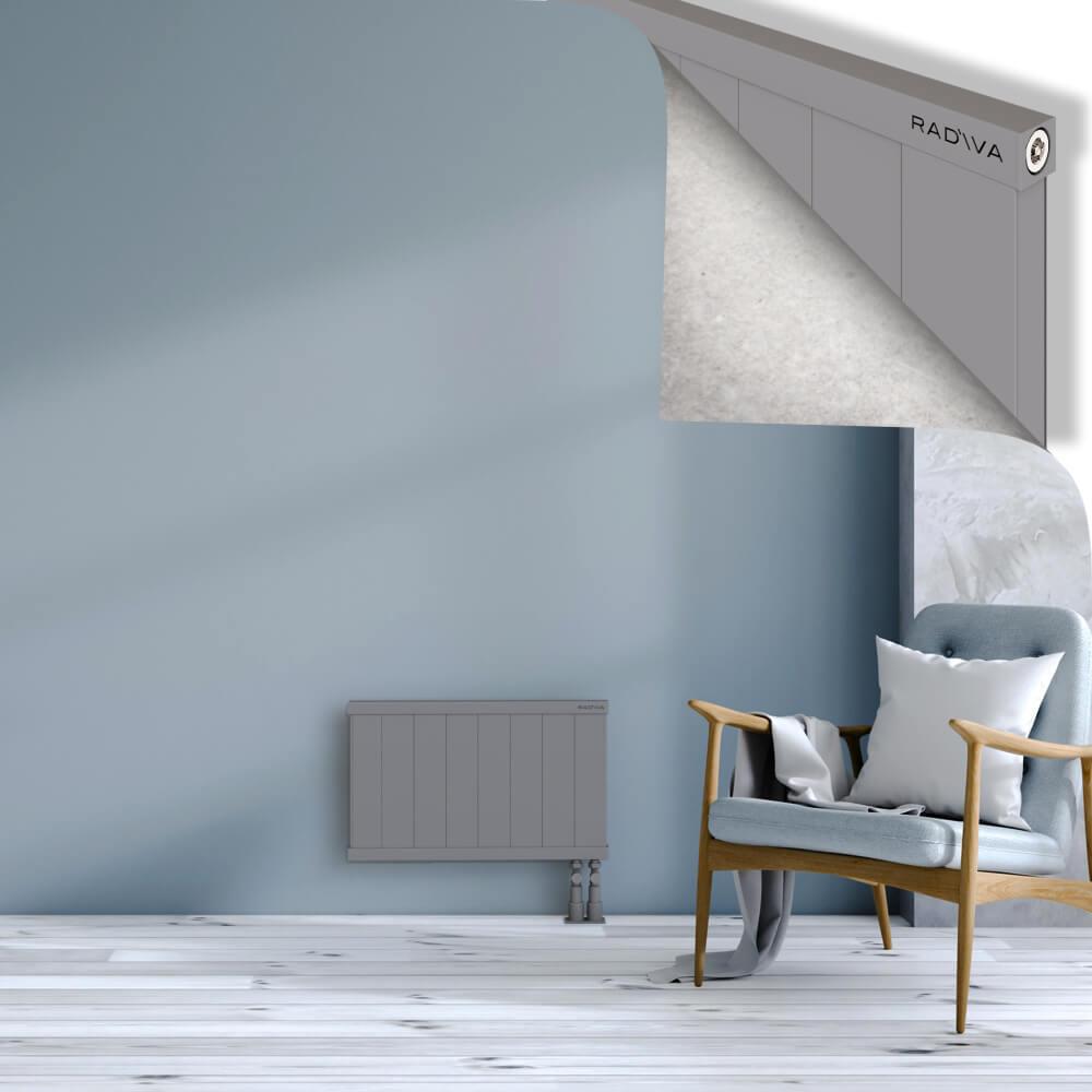 RIO Dekoratif Alüminyum Radyatör 400x804 Gri